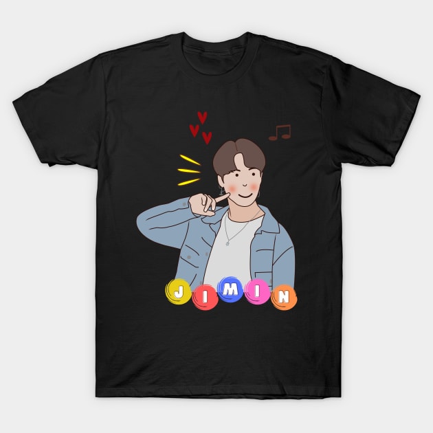 BTS Jimin T-Shirt by TweeBee